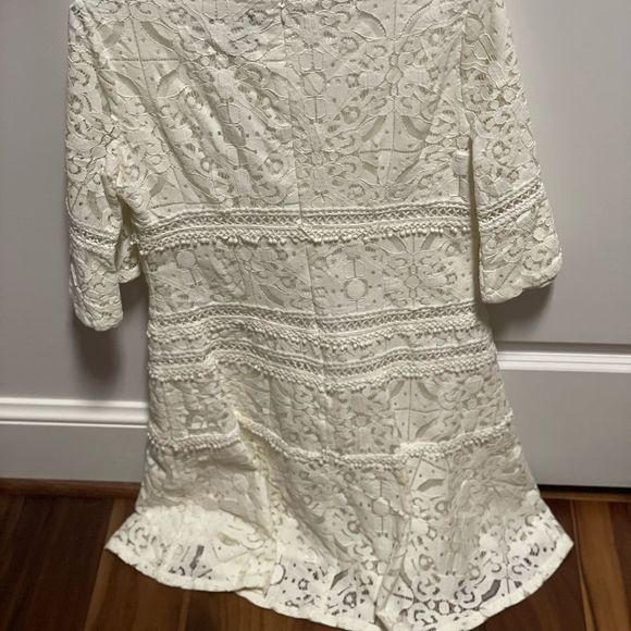 Adrianna Papell White Summer Dress - Picture 4 of 4